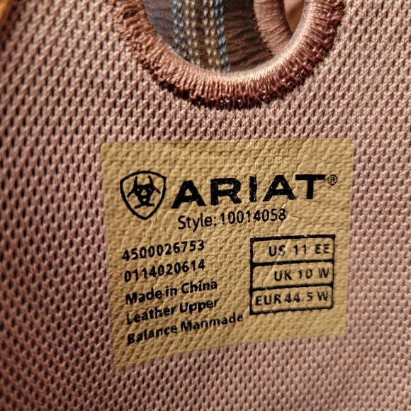 Gorgeous Men's Ariat Cowboy Boots EUC 11ee - Picture 5 of 8